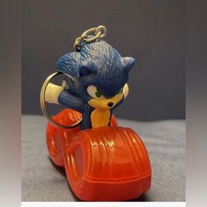 Sonic the Hedgehog Keychain in running fast mode​